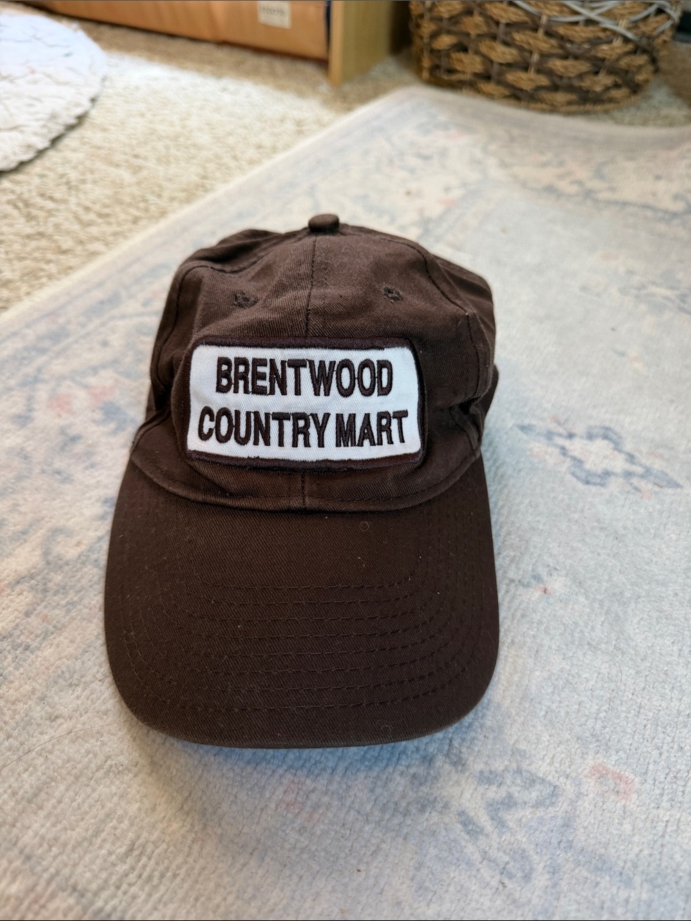 Brentwood Country Mart Brown Patch Baseball Cap
